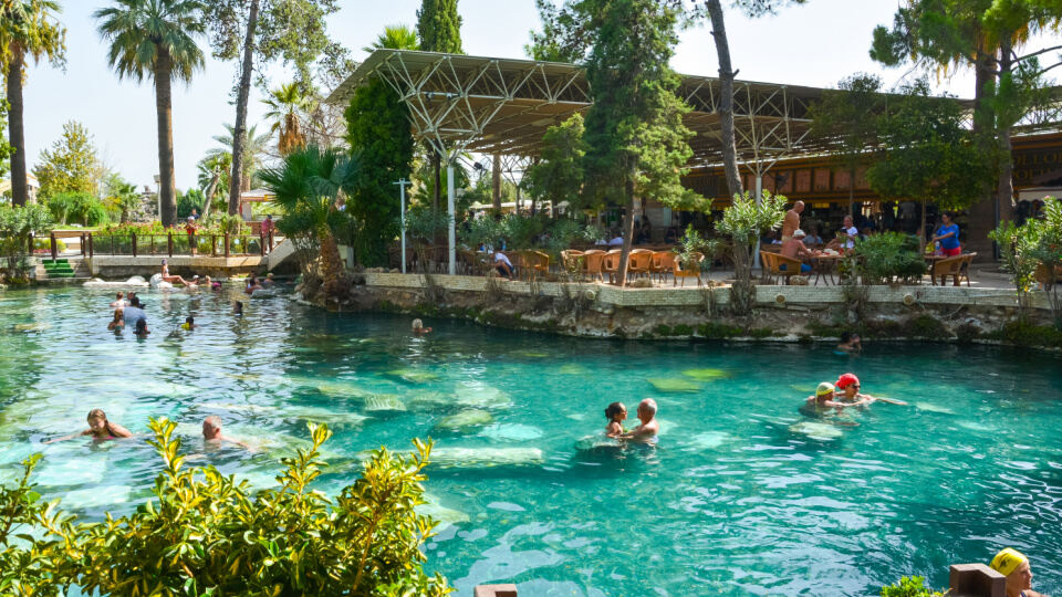 Spa / Thermalbehandlung in Pamukkale in der Türkei