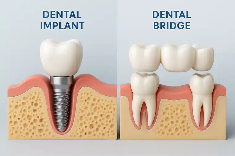 Dental Implant vs Bridge Istanbul Turkey