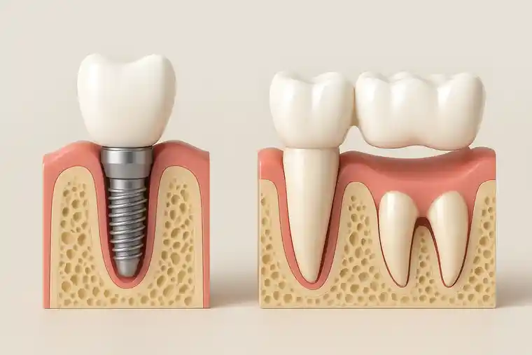 Dental Implants vs Bridge Istanbul Turkey