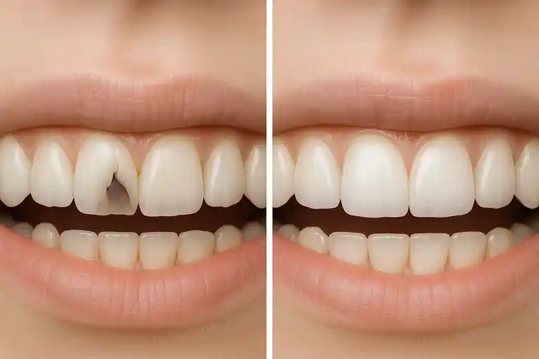 Single-Tooth Veneer on a Front Tooth in Istanbul Turkey