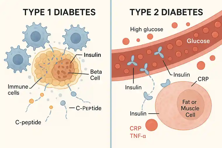Stem Cell Therapy for Diabetes Type 1 & 2 in Istanbul – C-Peptide & HbA1c Insight