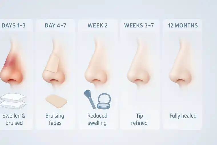 Rhinoplasty Recovery Timeline Istanbul Turkey