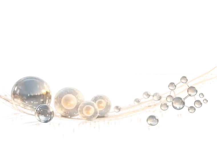 Clean healthcare-themed image showing abstract stem cell and molecular visuals with the Bosphorus Bridge in Istanbul softly blurred in the background, designed for kidney disease and inflammation conten