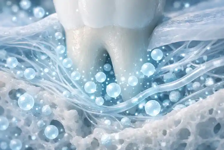 Exosomes repairing gum and bone tissue in regenerative dentistry