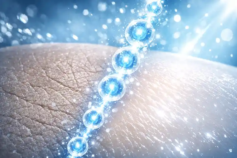 Skin rejuvenation with stem cells featured image showing a vibrant transition from tired skin to fresher and smoother skin quality