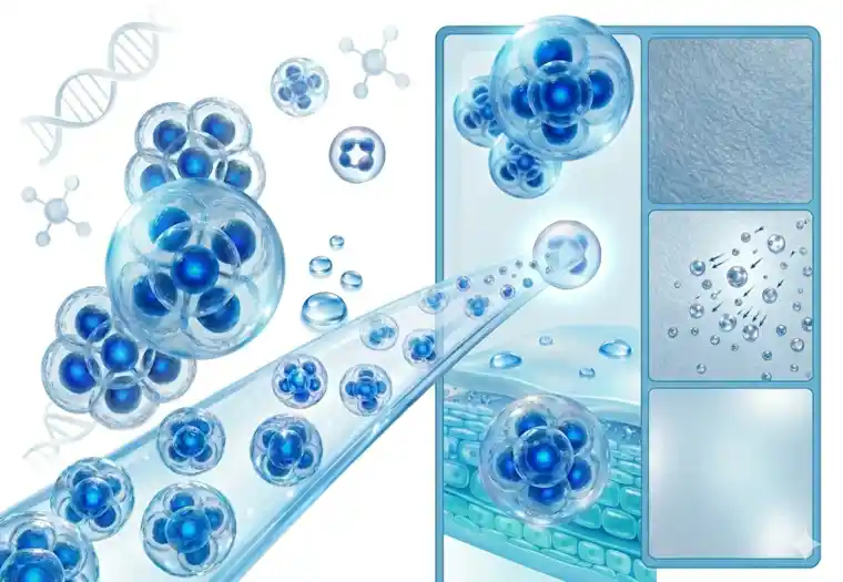 Why exosomes are being discussed in skin rejuvenation shown as a regenerative skin signaling concept