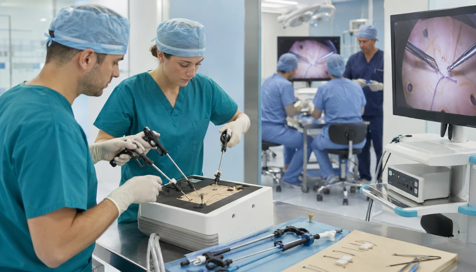 dry-lab-wet-lab-hernia-surgery-training-for-doctors