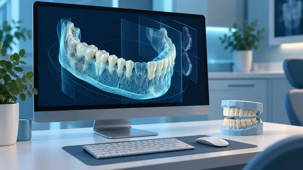 Digital planning for same-day dental implants using a 3D jaw scan in Istanbul Turkey