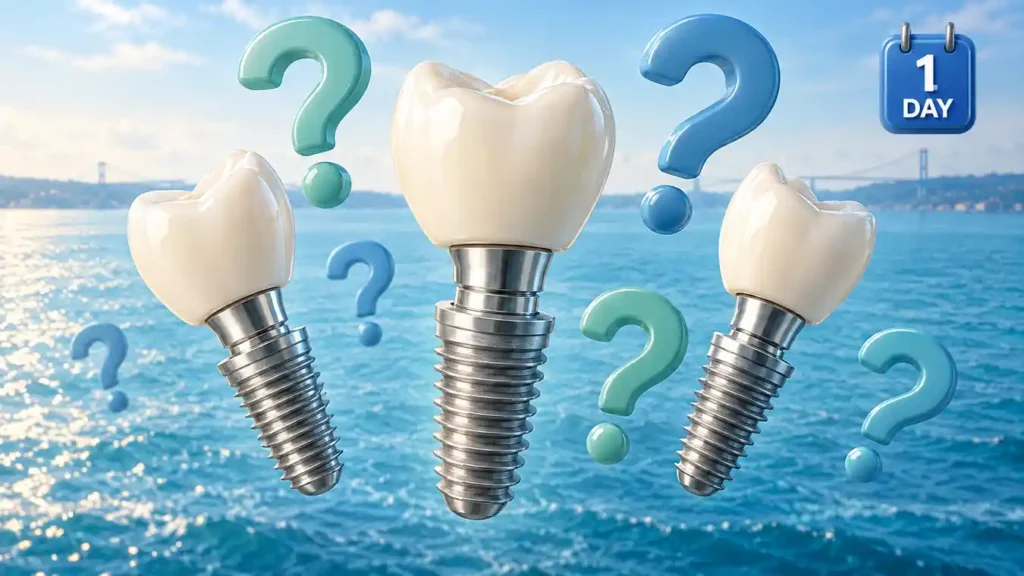 Questions about same-day dental implants in Istanbul Turkey